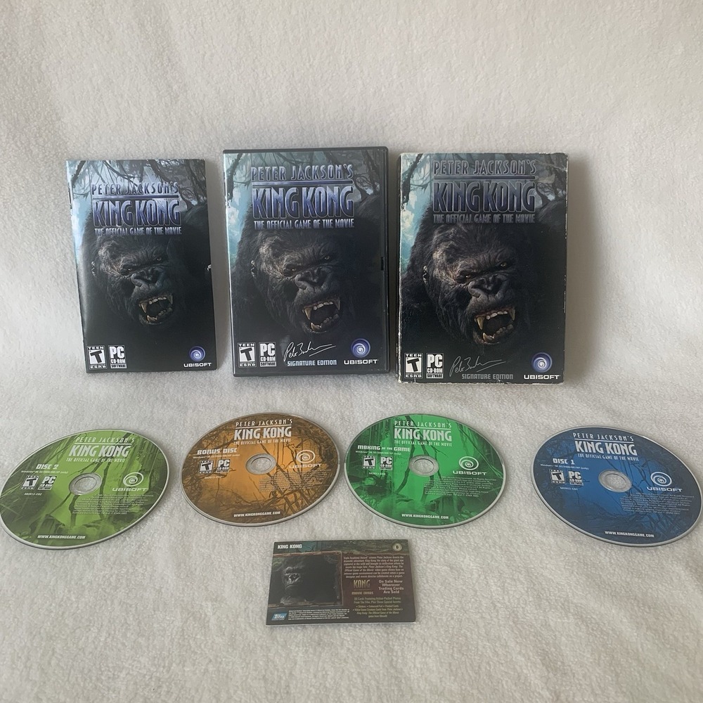 Peter Jacksons King Kong The Official Game of the Movie 4 Disk Signature Edition